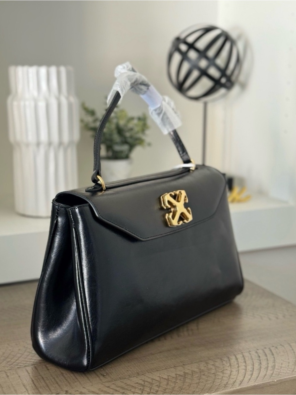 Off-White Black JITNEY LARGE Shoulder & Crossbody Strap - Picture 5 of 5